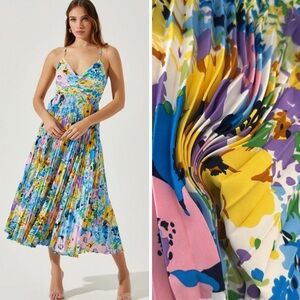 cotton fit and flare midi dress Half Sleeve V-neck Fit & Flare Midi Dress
